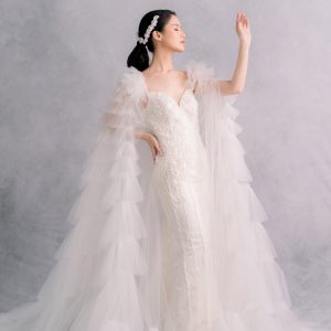 Arabella Tulle Cape