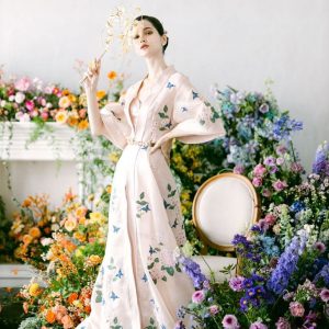 Champagne Modern Kimono