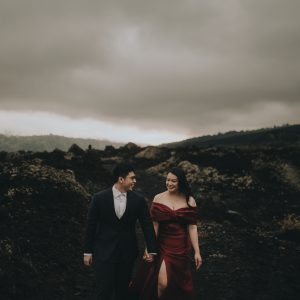 Maroon Off Shoulder Dress