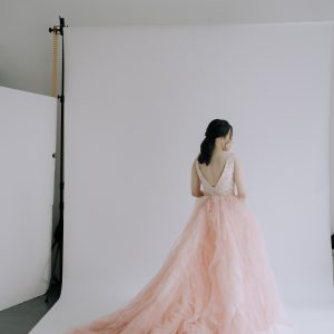 Alternative view of Pink V-neck Dress