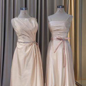 Champagne A-line Dress 1