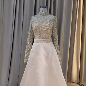 Champagne A-line Dress 2