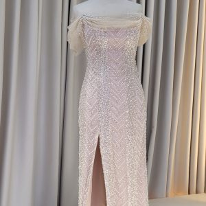 Champagne H-line Dress 1