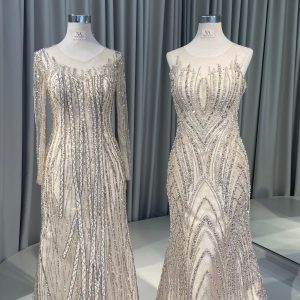 Champagne H-line & Mermaid Dress