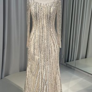 Alternative view of Champagne H-line & Mermaid Dress