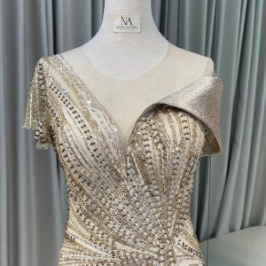 Alternative view of Gold Mermaid Dress 1
