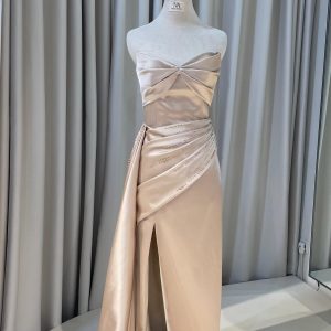 Alternative view of Champagne H-line & Mermaid Dress 2