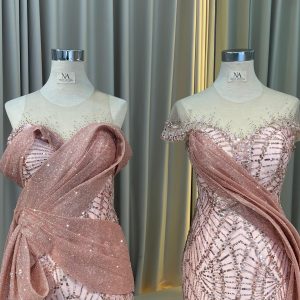 Alternative view of Rose Gold Memaid Dress 2