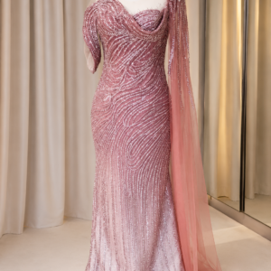 Dusty Rose Mermaid Dress
