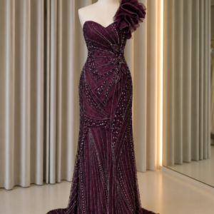 Cherry Wine Mermaid Dress