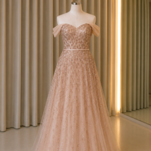 Soft Pink A-line Dress 2