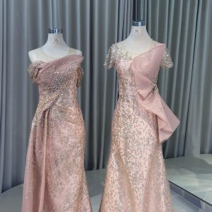 Rose Gold Mermaid Dress 4