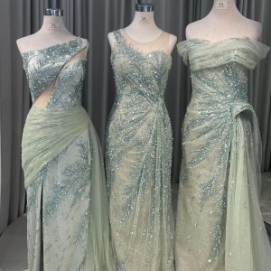 Sage Green Mermaid Dress 3