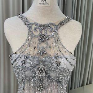 Alternative view of Grey H-line Dress