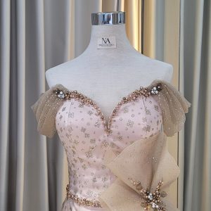 Alternative view of Champagne A-line & Mermaid Dress