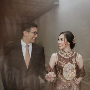 Backless Brown Cheongsam