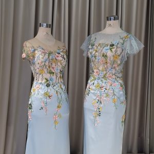 Light Blue Mermaid Dress