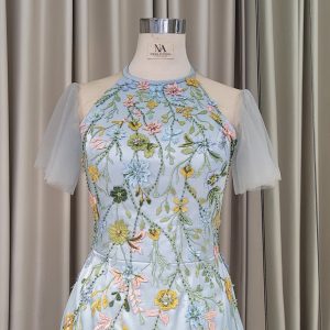 Alternative view of Light Blue A-line & Pencil Dress