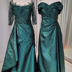 Emerald Green H-line Dress