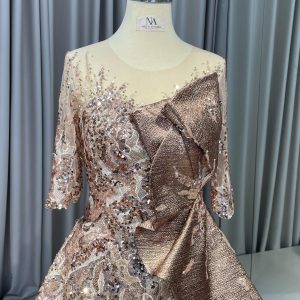 Alternative view of Bronze A-line Dress