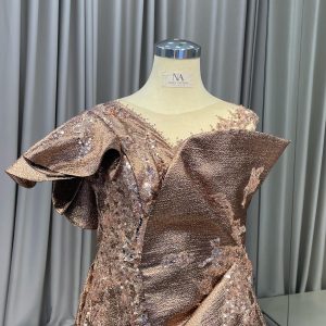 Alternative view of Bronze H-line Dress