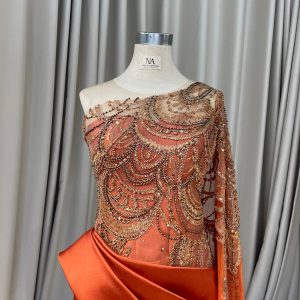 Alternative view of Terracotta Mermaid Dress 2