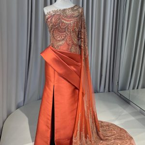 Terracotta Mermaid Dress 2