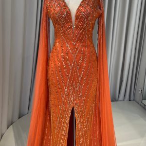 Terracotta Mermaid Dress 3