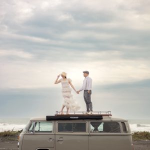 Backless White Ruffle Dress