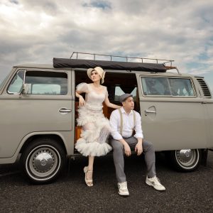 Alternative view of Backless White Ruffle Dress