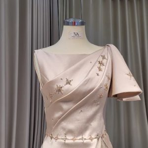 Alternative view of Champagne A-line Dress 4
