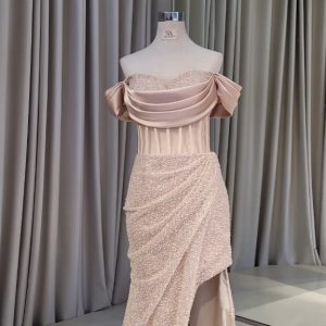 Champagne Mermaid Dress 7