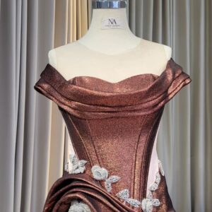 Alternative view of Terracotta Mermaid Dress 4