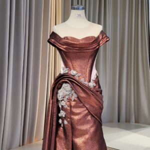 Terracotta Mermaid Dress 4